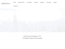 Tablet Screenshot of hechtcpa.com